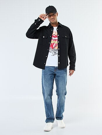 Camiseta de manga corta estampada 'The Rolling Stones'