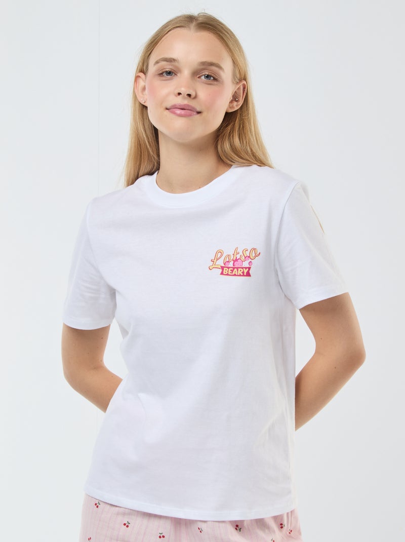 Camiseta de manga corta estampada 'Toy Story' Blanco - Kiabi