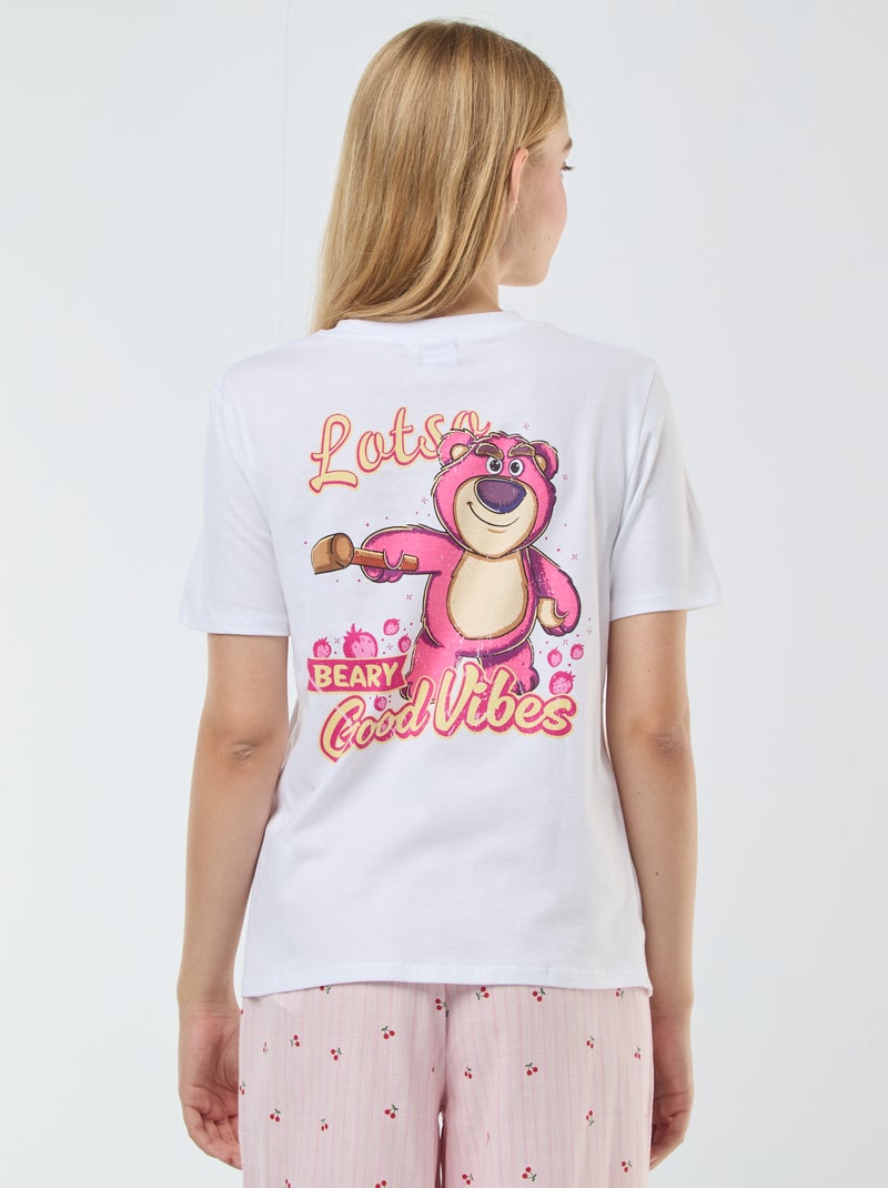 Camiseta de manga corta estampada 'Toy Story' Blanco - Kiabi