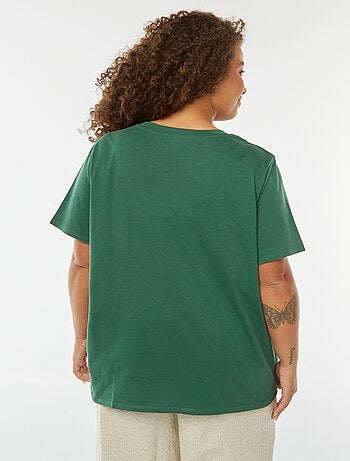 Camiseta de manga corta estampada