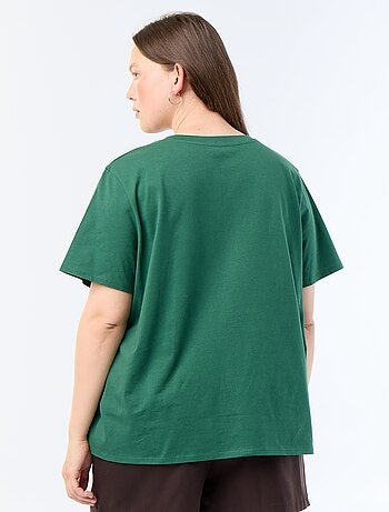 Camiseta de manga corta estampada