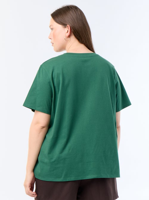 Camiseta de manga corta estampada - Kiabi Camiseta de manga corta estampada - Kiabi