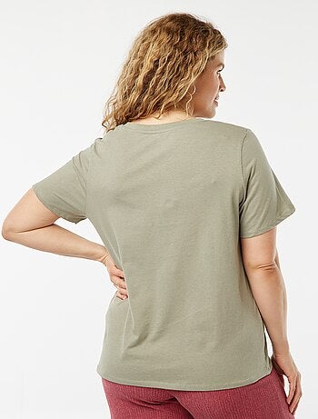 Camiseta de manga corta estampada