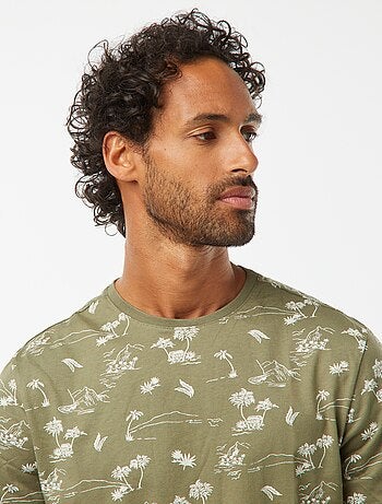 Camiseta de manga corta estampada