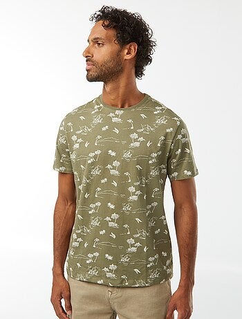 Camiseta de manga corta estampada