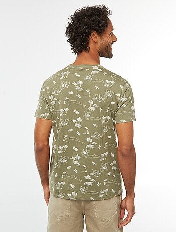 Camiseta de manga corta estampada