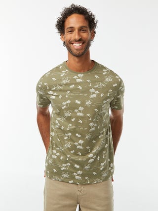 Camiseta de manga corta estampada