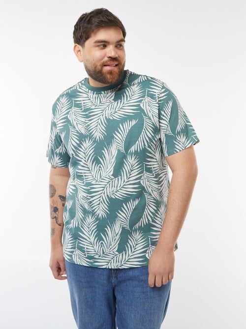 Camiseta de manga corta estampada - Kiabi