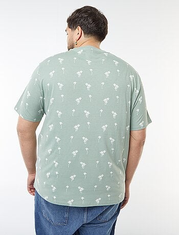 Camiseta de manga corta estampada
