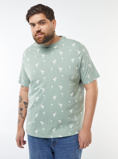 Camiseta de manga corta estampada - Kiabi