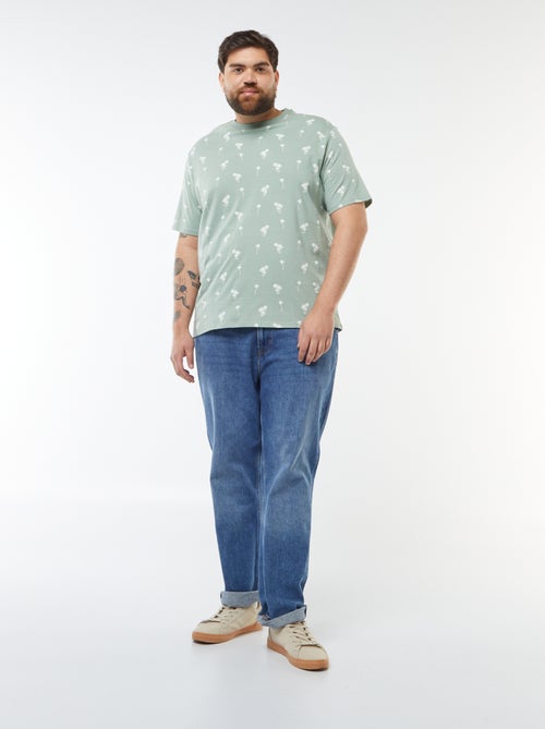 Camiseta de manga corta estampada - Kiabi