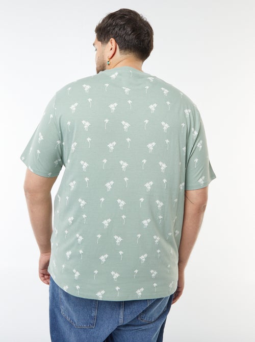 Camiseta de manga corta estampada - Kiabi