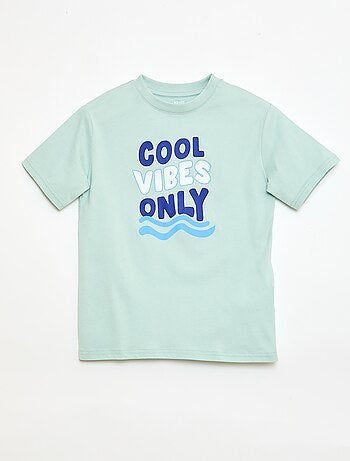 Camiseta de manga corta estampada