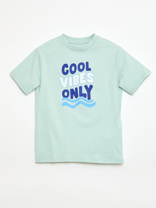 Camiseta de manga corta estampada - Kiabi