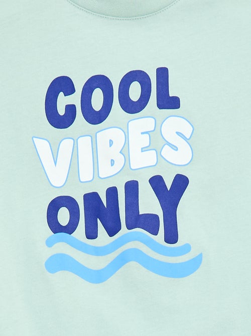 Camiseta de manga corta estampada - Kiabi