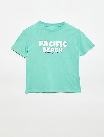 Camiseta de manga corta estampada