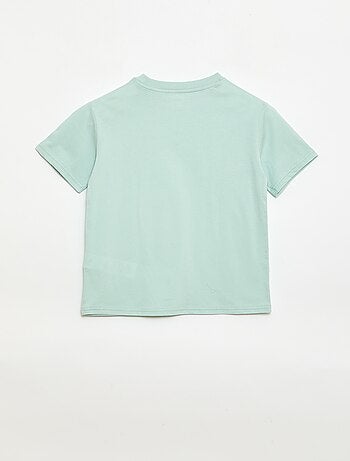 Camiseta de manga corta estampada