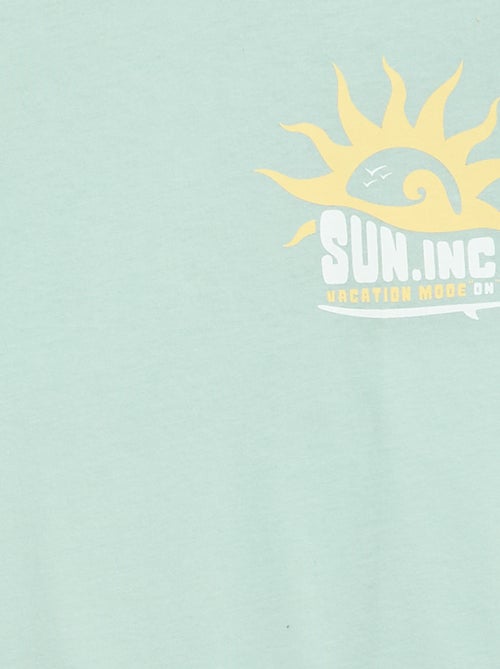 Camiseta de manga corta estampada - Kiabi