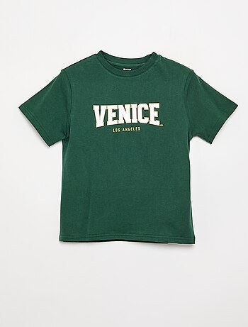 Camiseta de manga corta estampada
