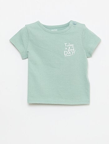 Camiseta de manga corta estampada