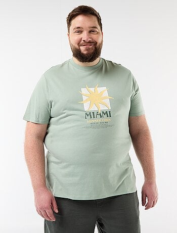 Camiseta de manga corta estampada