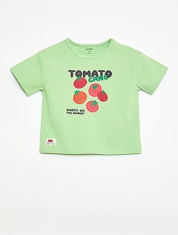 Camiseta de manga corta estampada