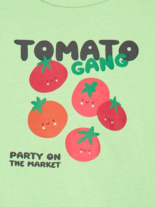 Camiseta de manga corta estampada - Kiabi