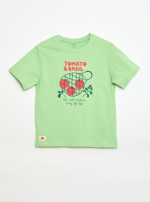 Camiseta de manga corta estampada - Kiabi