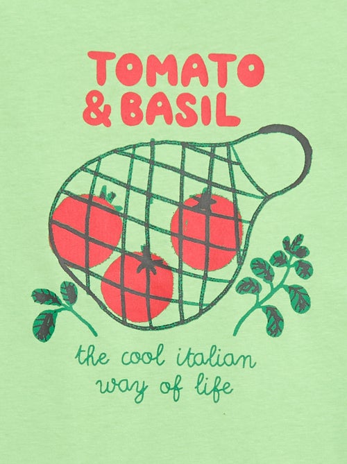 Camiseta de manga corta estampada - Kiabi