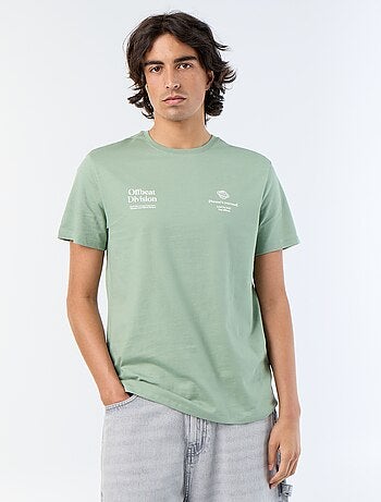 Camiseta de manga corta estampada