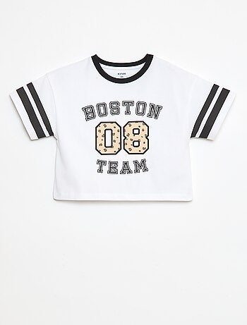 Camiseta de manga corta estilo deportivo americano