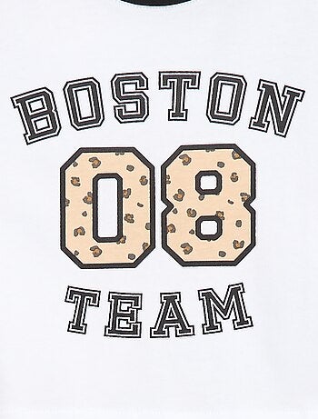 Camiseta de manga corta estilo deportivo americano