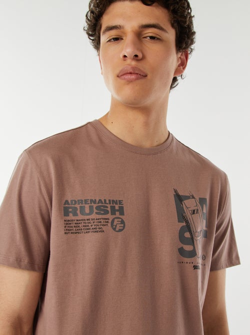 Camiseta de manga corta 'Fast & Furious' - Kiabi
