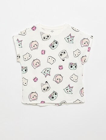 Camiseta de manga corta 'Gabby y la casa mágica'