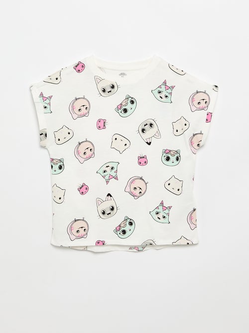 Camiseta de manga corta 'Gabby y la casa mágica' - Kiabi