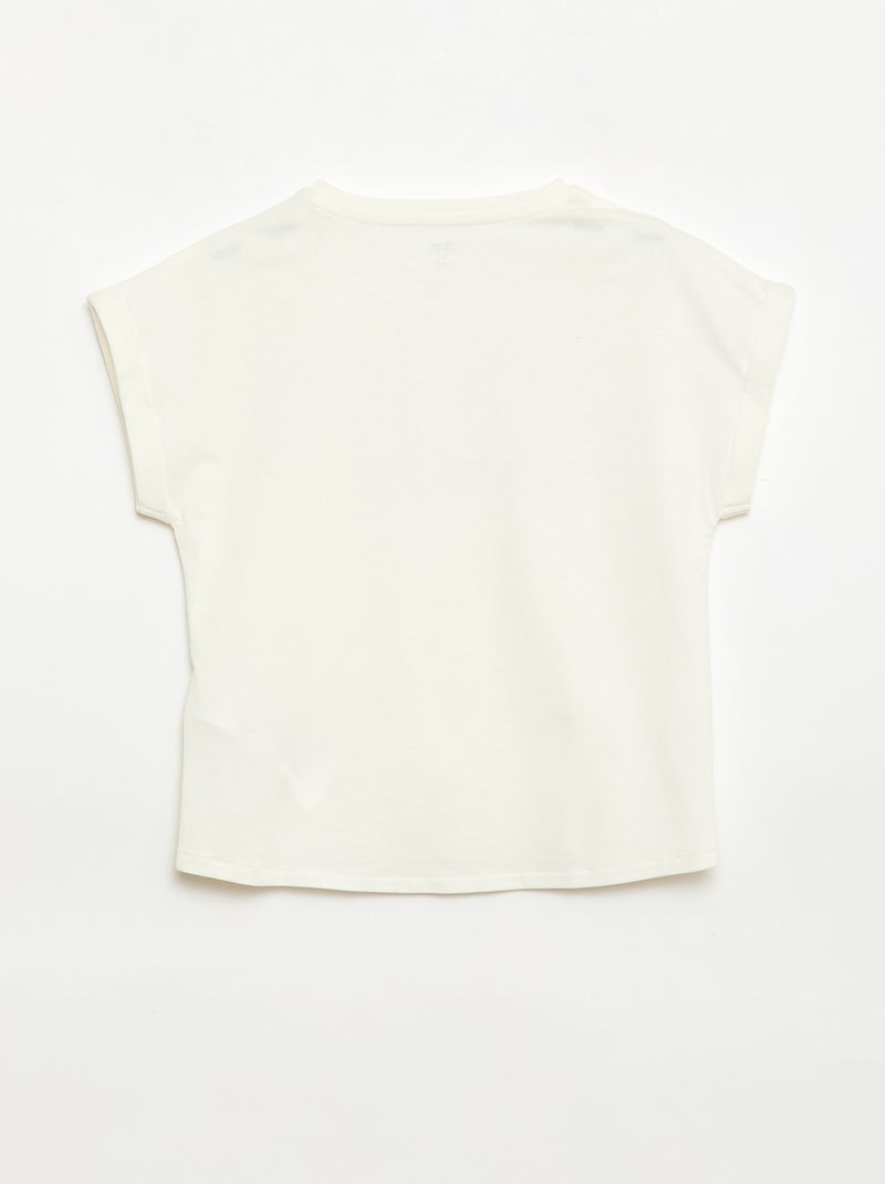 Camiseta de manga corta 'Gabby y la casa mágica' 'Universal' Blanco - Kiabi