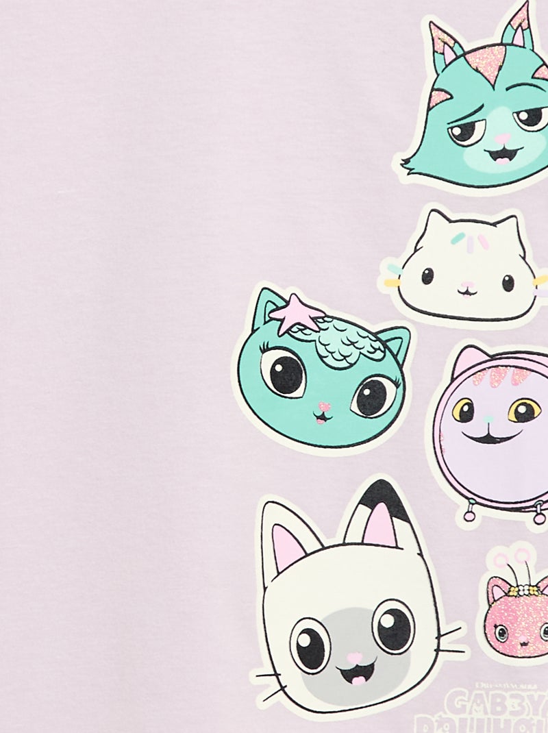 Camiseta de manga corta 'Gabby y la casa mágica' 'Universal' Purpura - Kiabi