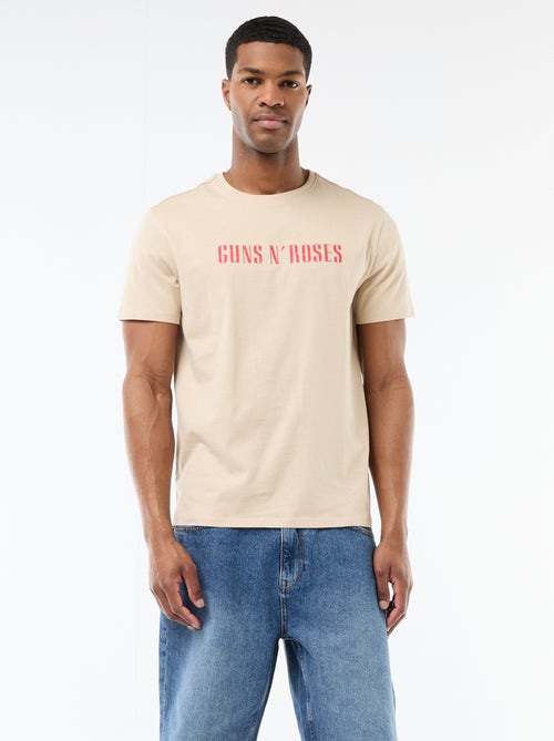 Camiseta de manga corta 'Guns N' Roses' - Kiabi