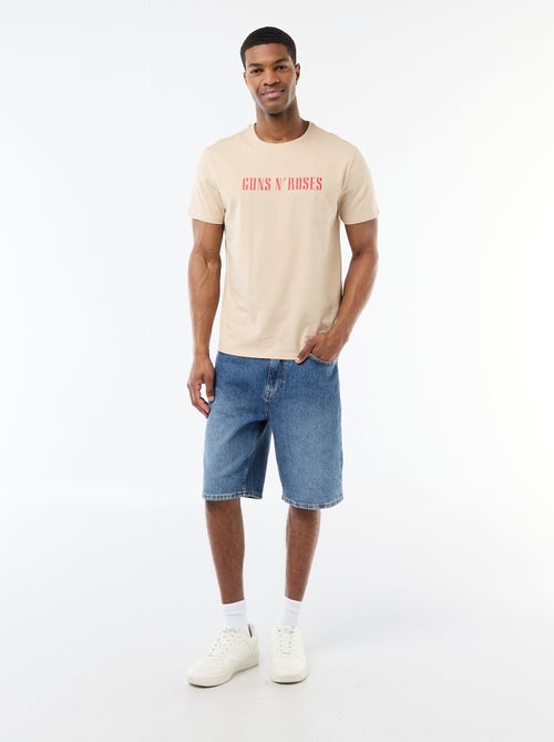 Camiseta de manga corta 'Guns N' Roses' - Kiabi