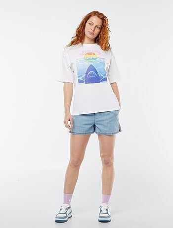 Camiseta de manga corta 'Jaws'