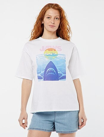 Camiseta de manga corta 'Jaws'