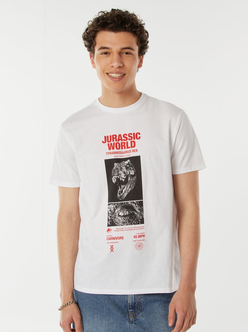 Camiseta de manga corta 'Jurassic World' Negro - Kiabi
