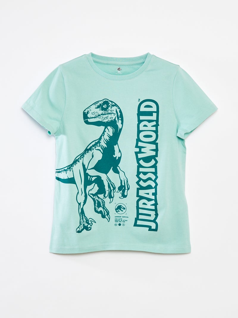 Camiseta de manga corta 'Jurassic World' Verde - Kiabi