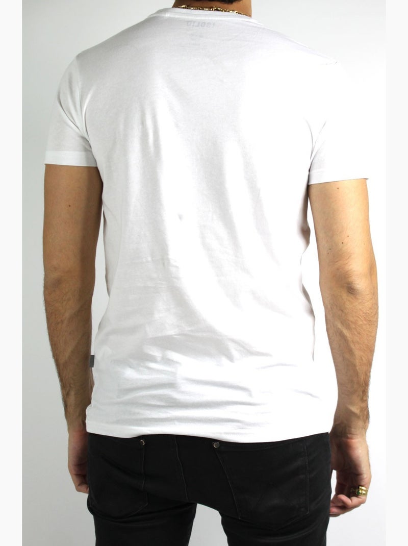 Camiseta de manga corta Kebello Blanco - Kiabi