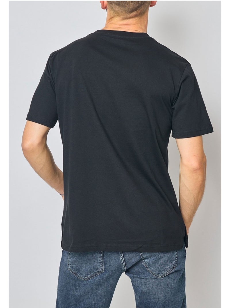 Camiseta de manga corta Kebello Negro Negro - Kiabi