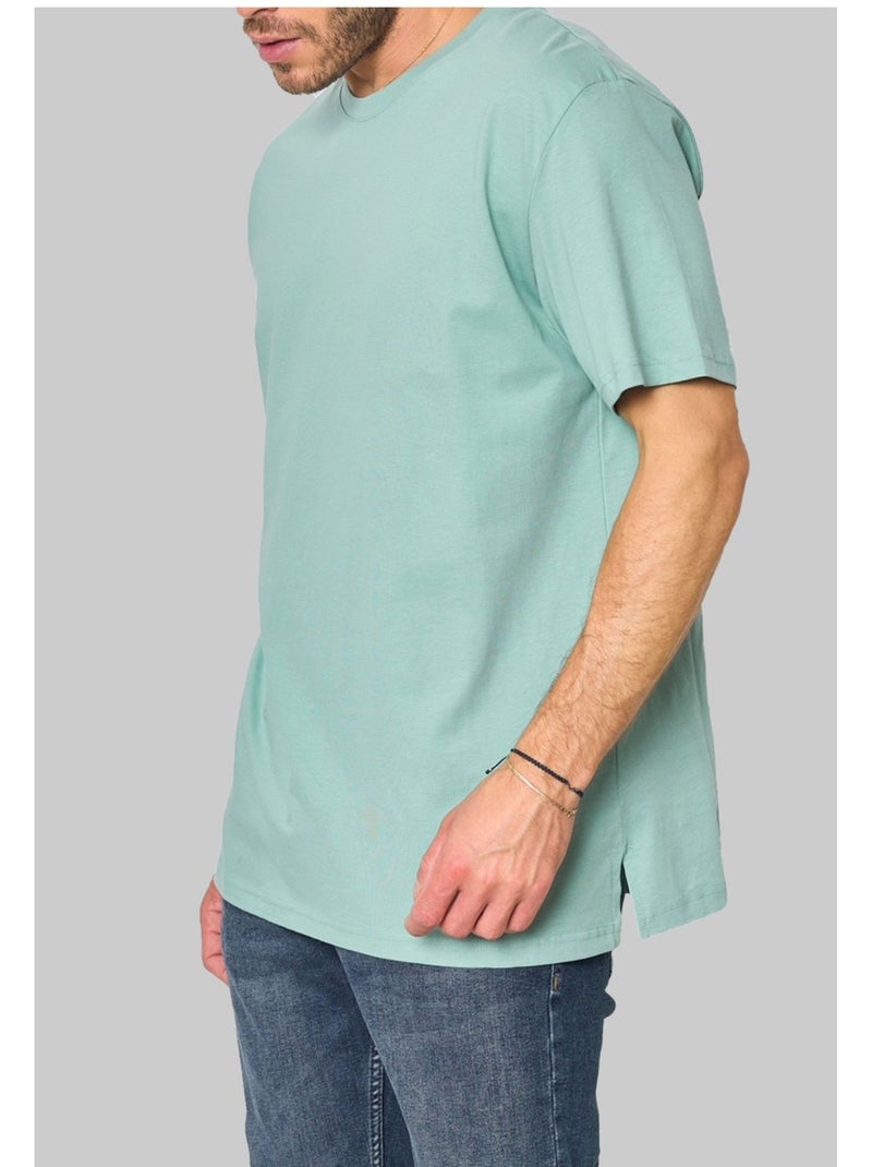 Camiseta de manga corta Kebello Verde - Kiabi