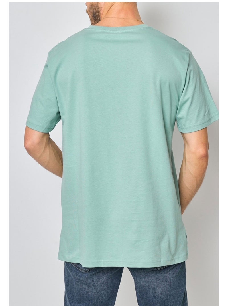 Camiseta de manga corta Kebello Verde - Kiabi