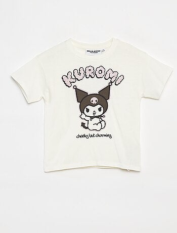 Camiseta de manga corta 'Kuromi' 'Hello Kitty'