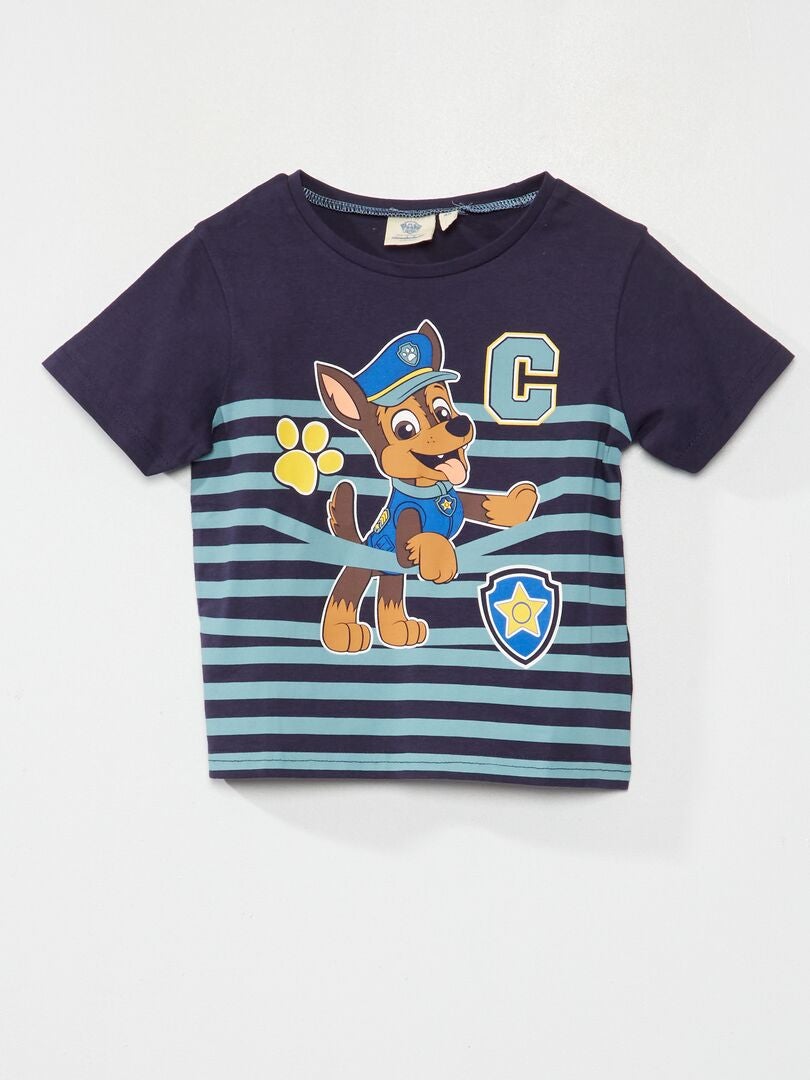 Camiseta de manga corta 'La Patrulla Canina' azul marino - Kiabi