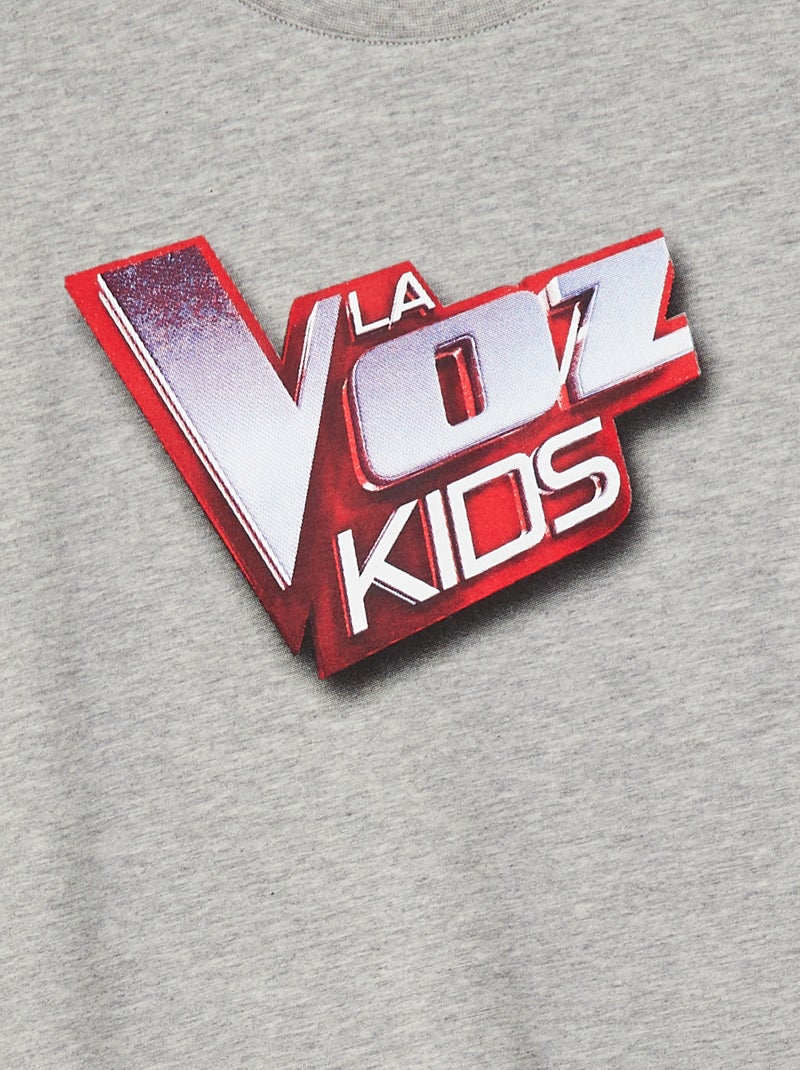 Camiseta de manga corta 'La Voz Kids' Negro - Kiabi